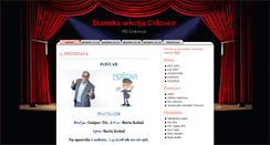Desktop Screenshot of dramska-cirkovce.si